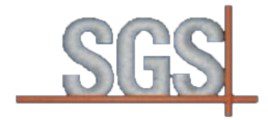 SGS logo with orange crossbar